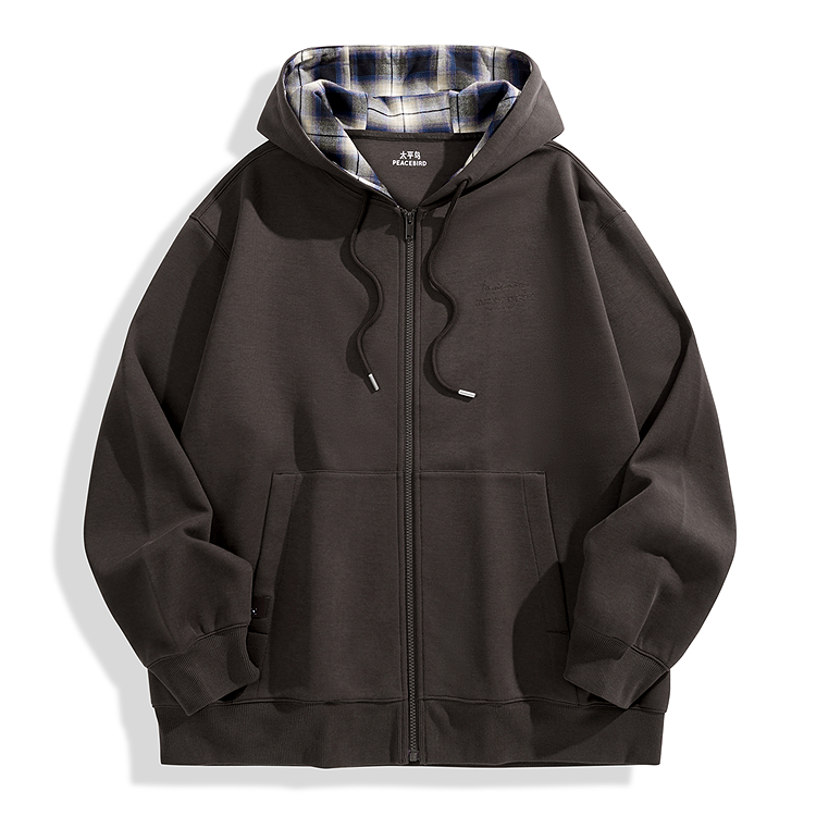 Худи свободного кроя в клетку с пэчворком для мужчин PEACEBIRD MEN, monk коричневый 1
Худи свободного кроя в клетку с пэчворком для мужчин PEACEBIRD MEN, monk коричневый 1