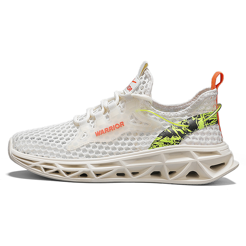 WARRIOR Нескользящие, износостойкие, дышащие низкие повседневные туфли для мужчин, бежевый/неоново-зеленый цвет
WARRIOR Нескользящие, износостойкие, дышащие низкие повседневные туфли для мужчин, бежевый/неоново-зеленый цвет