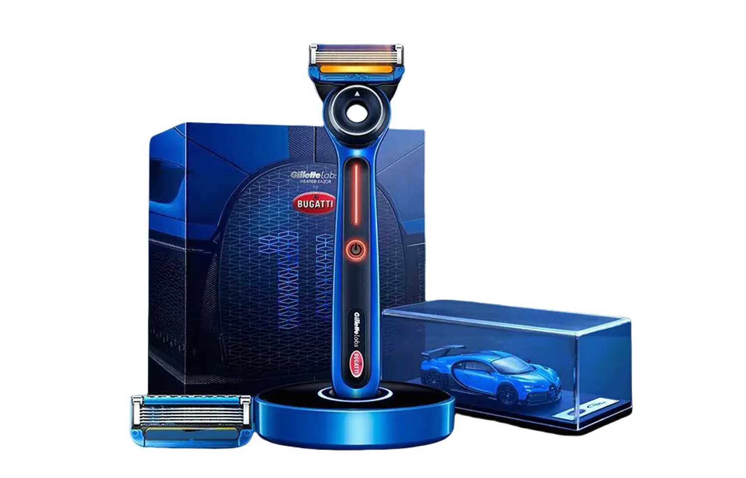 Бритвы Bugatti Collaboration с термопереносом Gillette, Gillette Braun Car Model With 1 Blade Holder And 2 Blades.
Бритвы Bugatti Collaboration с термопереносом Gillette, Gillette Braun Car Model With 1 Blade Holder And 2 Blades.