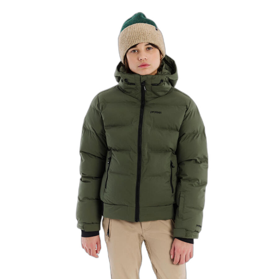 Пуховик для девочек с капюшоном Protest Eliny
Пуховик для девочек с капюшоном Protest Eliny