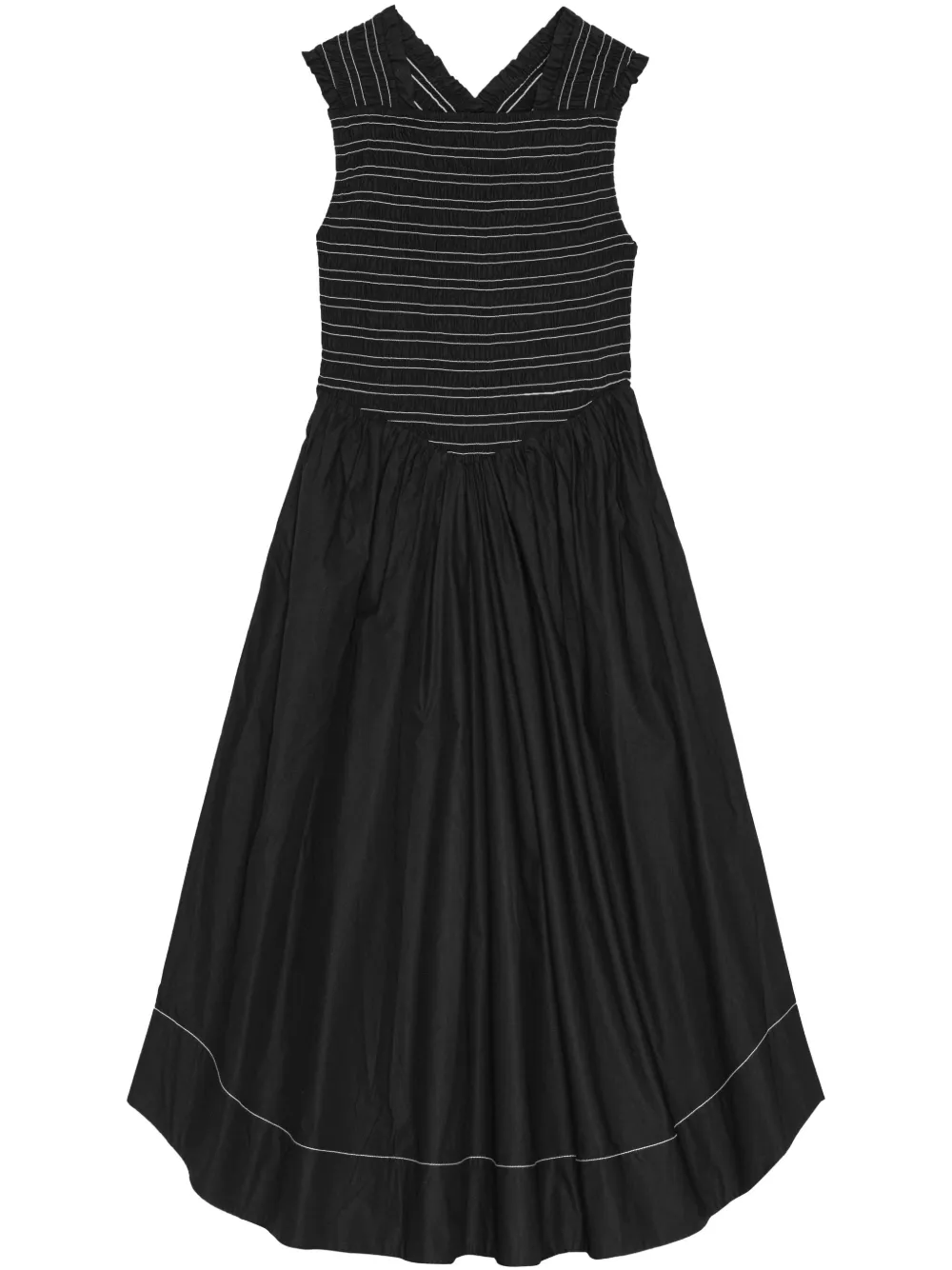 Платье со сборками GANNI, черный
Платье со сборками GANNI, черный