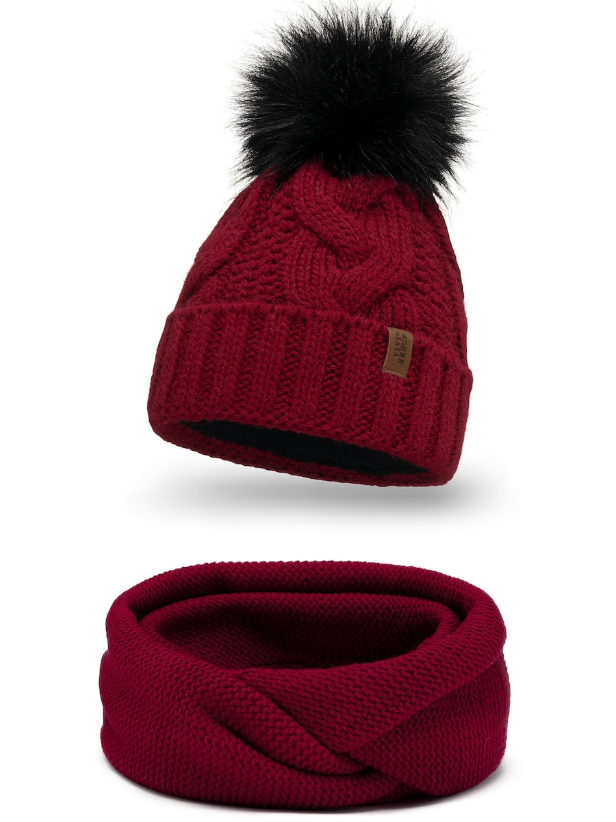 Шапка Vivisence 7014 Set, бургундия
Шапка Vivisence 7014 Set, бургундия