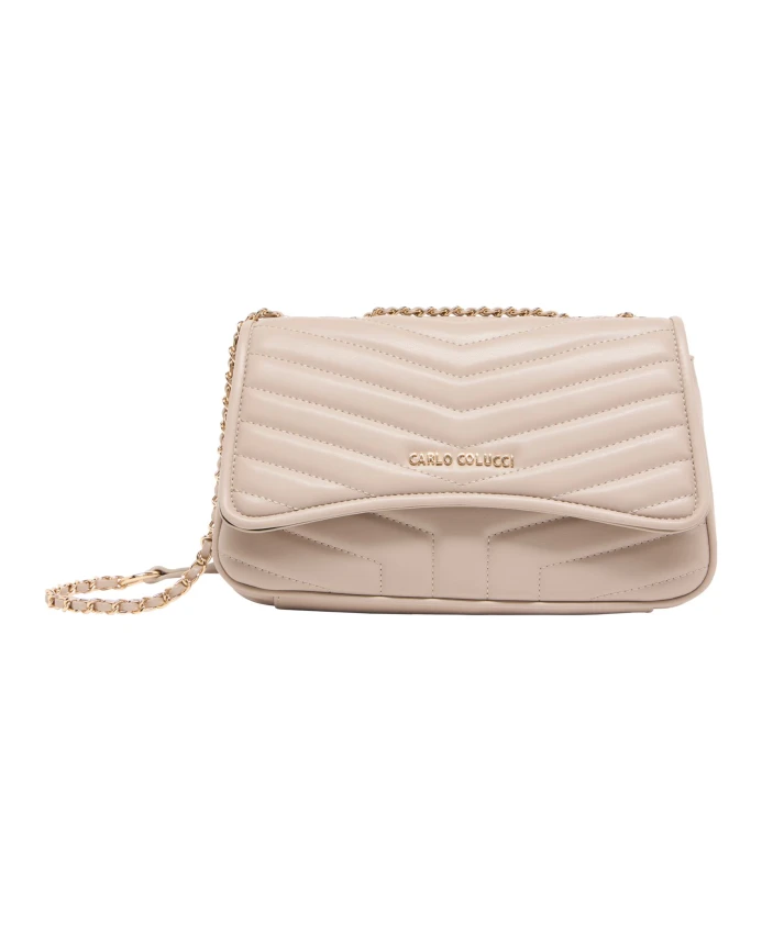 Стеганая сумка через плечо Eraldi Carlo Colucci, бежевый
Стеганая сумка через плечо Eraldi Carlo Colucci, бежевый
