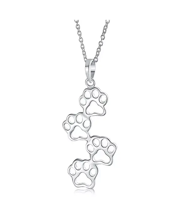 Ожерелье с подвеской в виде собачьего жетона в виде животного, собаки, кошки, щенка, котенка, 4 отпечатков лап, серебро 925 пробы Bling Jewelry, silver
Ожерелье с подвеской в виде собачьего жетона в виде животного, собаки, кошки, щенка, котенка, 4 отпечатков лап, серебро 925 пробы Bling Jewelry, silver