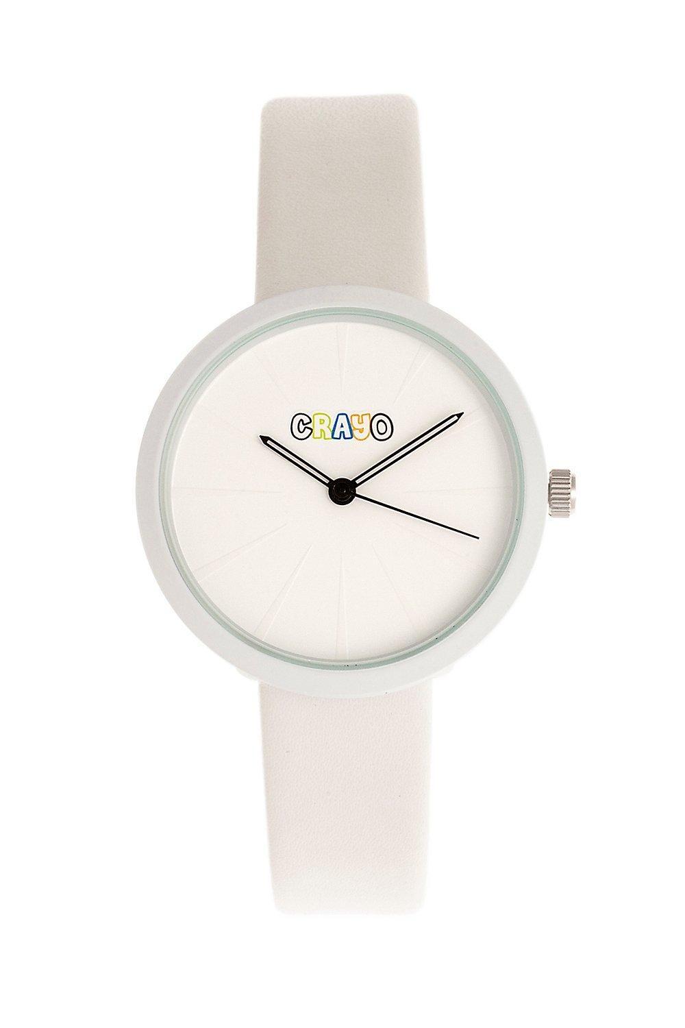 Часы унисекс с лезвием Crayo, белый
Часы унисекс с лезвием Crayo, белый