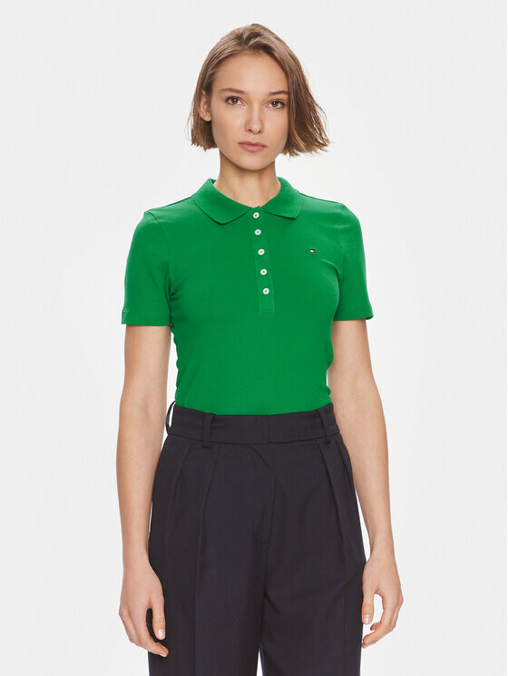 Рубашка-поло узкого кроя Tommy Hilfiger, зеленый
Рубашка-поло узкого кроя Tommy Hilfiger, зеленый