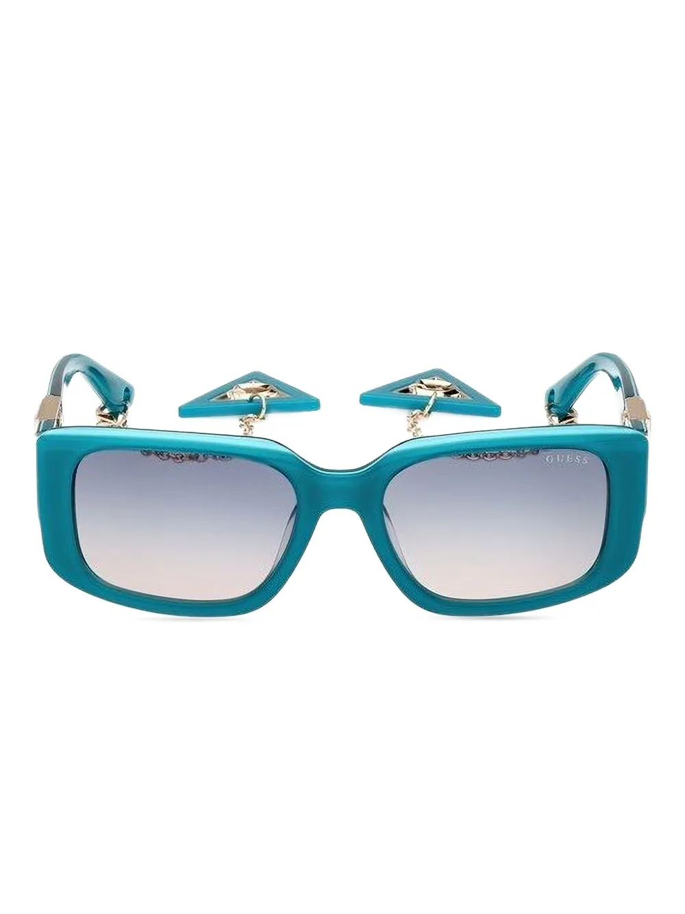 Квадратные солнцезащитные очки с цепочкой GUESS USA, синий
Квадратные солнцезащитные очки с цепочкой GUESS USA, синий