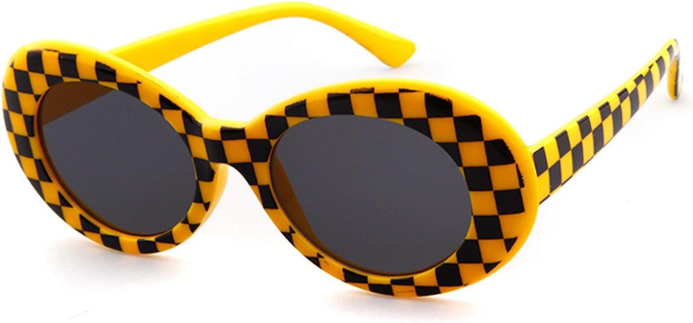 Ретро овальные солнцезащитные очки для женщин и мужчин в стиле 90-х, круглые солнцезащитные очки фиолетово-розовой оправы с решетчатым рисунком, солнцезащитные очки для женщин с защитой от УФ-излучения UV400 WNCKSQ, C5
Ретро овальные солнцезащитные очки для женщин и мужчин в стиле 90-х, круглые солнцезащитные очки фиолетово-розовой оправы с решетчатым рисунком, солнцезащитные очки для женщин с защитой от УФ-излучения UV400 WNCKSQ, C5