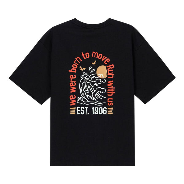 Футболка с мультяшным логотипом New Balance, черный
Футболка с мультяшным логотипом New Balance, черный