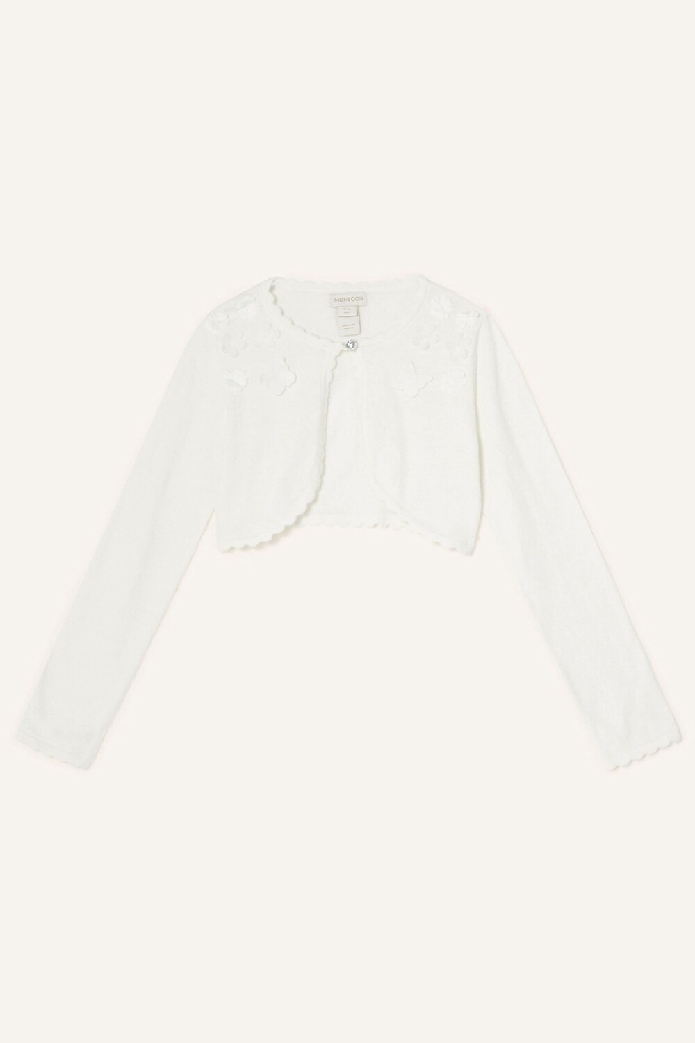 Кремовый 3D кардиган с лепестками Monsoon, бежевый
Кремовый 3D кардиган с лепестками Monsoon, бежевый