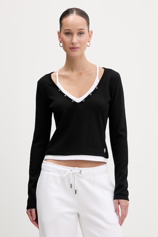 Лонгслив Guess Jeans, черный
Лонгслив Guess Jeans, черный