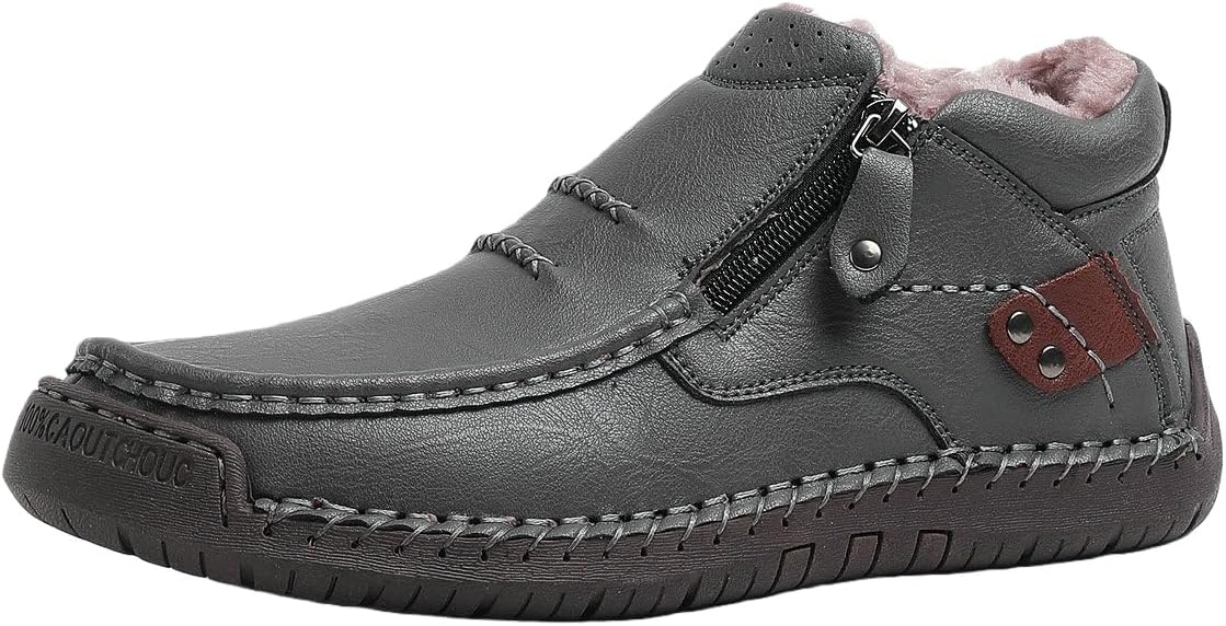 Мужские ручной работы премиальные кожаные ботинки без шнуровки для вождения, мужские ортопедические туфли с боковой молнией для вождения и походов Generic, серый
Мужские ручной работы премиальные кожаные ботинки без шнуровки для вождения, мужские ортопедические туфли с боковой молнией для вождения и походов Generic, серый