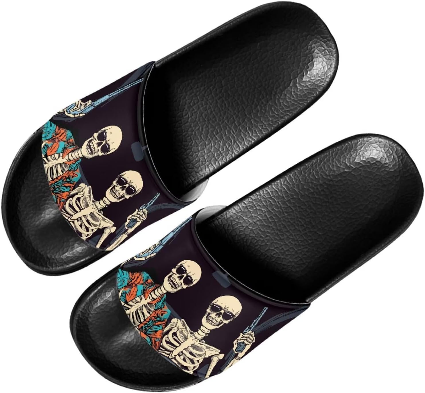 Мужские шлепанцы Quxjehoe, быстросохнущие для душа, противоскользящие, легкие летние сандалии, размеры США 5-14, Holiday Skeleton
Мужские шлепанцы Quxjehoe, быстросохнущие для душа, противоскользящие, легкие летние сандалии, размеры США 5-14, Holiday Skeleton