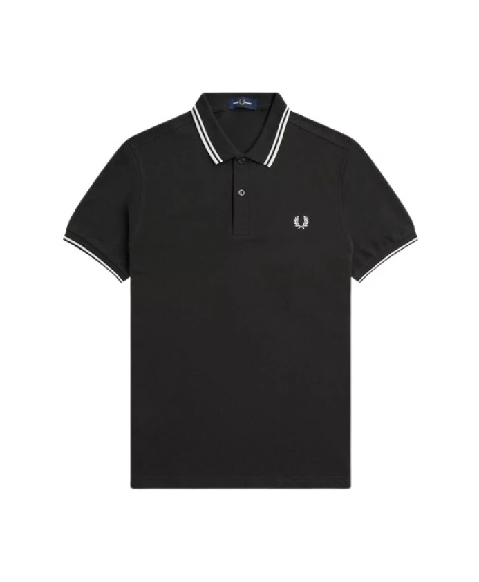 Поло из хлопкового пике с контрастными полосками Fred Perry, зеленый
Поло из хлопкового пике с контрастными полосками Fred Perry, зеленый