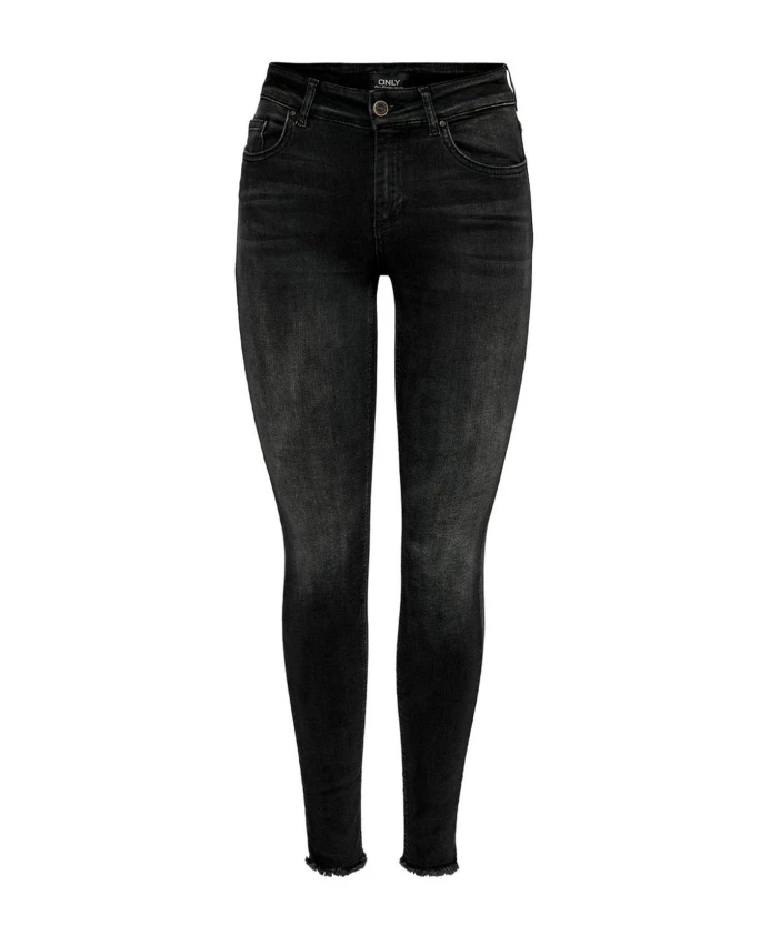Узкие джинсы с рваным краем Only, черный
Узкие джинсы с рваным краем Only, черный