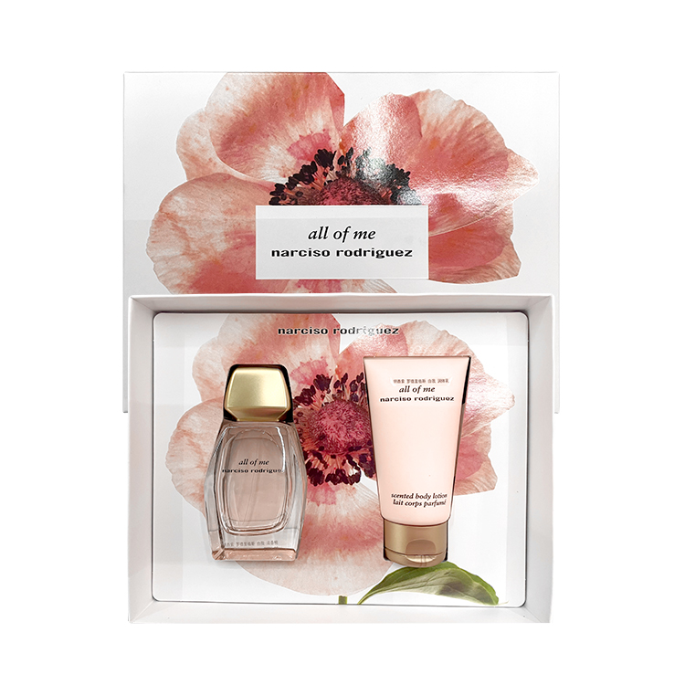 Набор ароматов all of me, chosen by my heart туалетная вода 50мл + увлажняющий лосьон 50мл Narciso Rodriguez
Набор ароматов all of me, chosen by my heart туалетная вода 50мл + увлажняющий лосьон 50мл Narciso Rodriguez