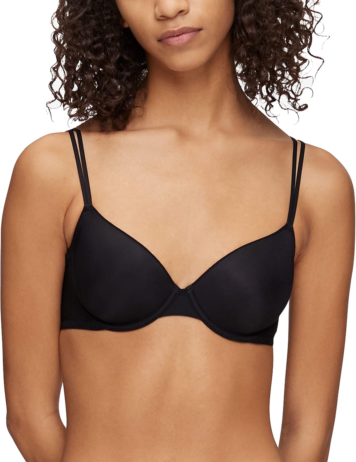 Calvin Klein Womens Sheer Marquisette Lightly Lined Demi Bra, Black
Calvin Klein Womens Sheer Marquisette Lightly Lined Demi Bra, Black