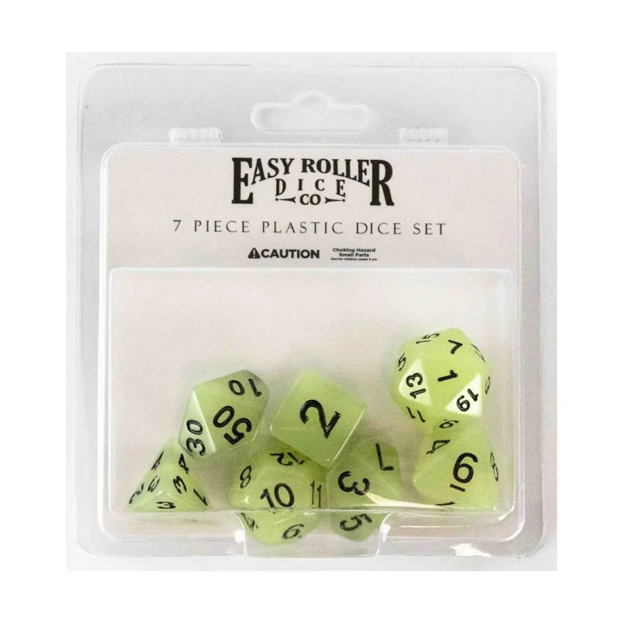 Серый, светящийся в темноте с черным (7), Dice - 7 Piece Poly Sets - Assorted (Easy Roller Dice)
Серый, светящийся в темноте с черным (7), Dice - 7 Piece Poly Sets - Assorted (Easy Roller Dice)