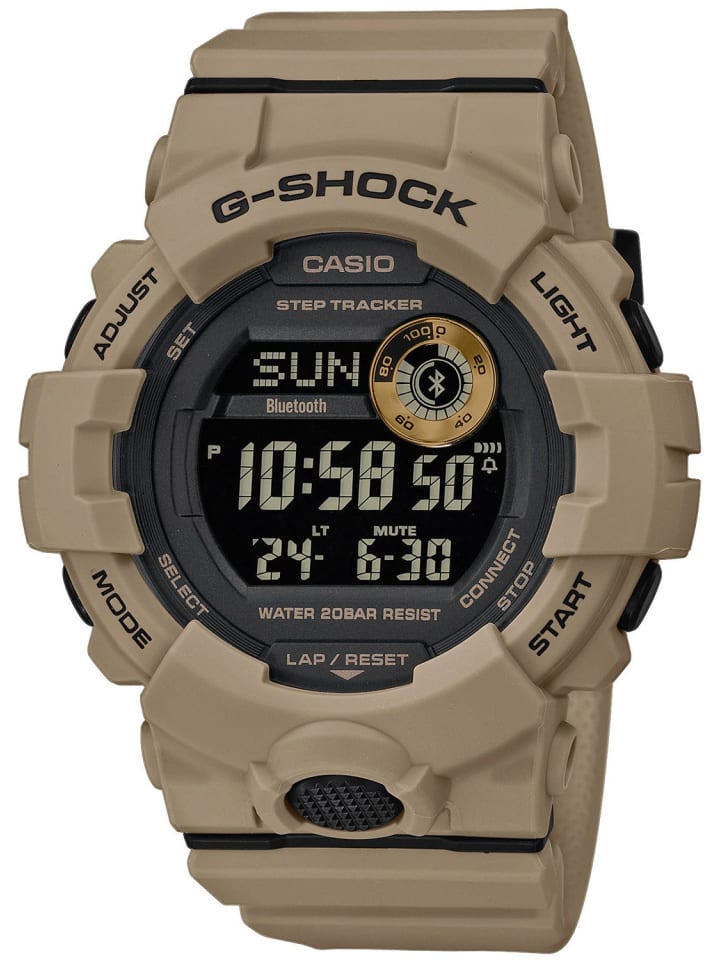 Casio Мужские часы G-Shock G-Squad с Bluetooth, черные/коричневые
Casio Мужские часы G-Shock G-Squad с Bluetooth, черные/коричневые
