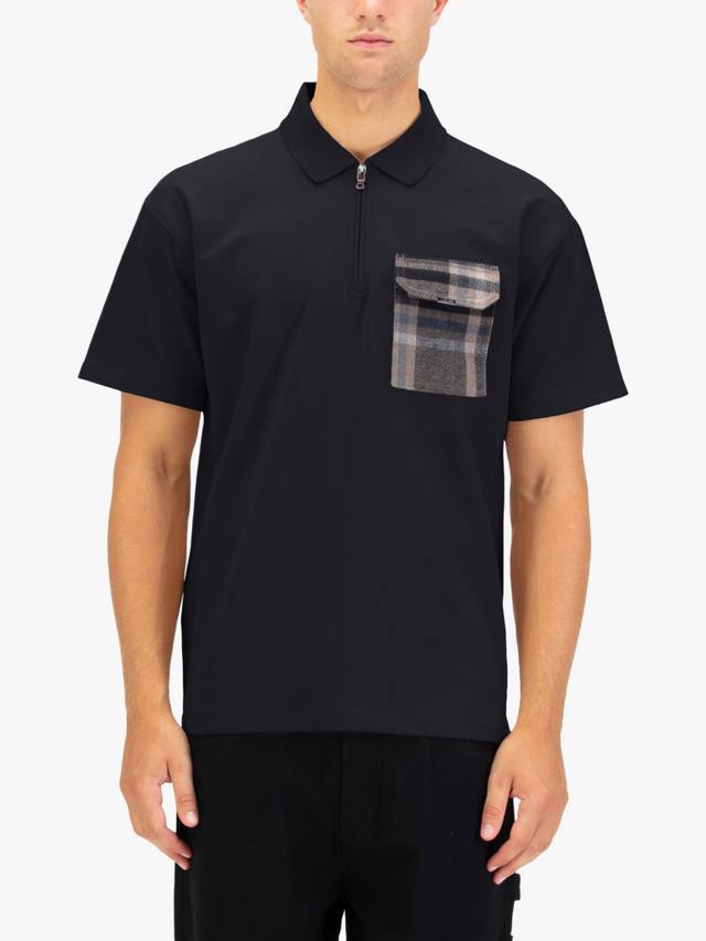 Хлопковая поло с коротким рукавом Regular Fit LUKE 1977, Black
Хлопковая поло с коротким рукавом Regular Fit LUKE 1977, Black