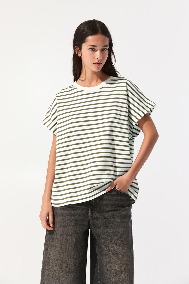 Футболка интерлок с коротким рукавом Pull And Bear, черный
Футболка интерлок с коротким рукавом Pull And Bear, черный