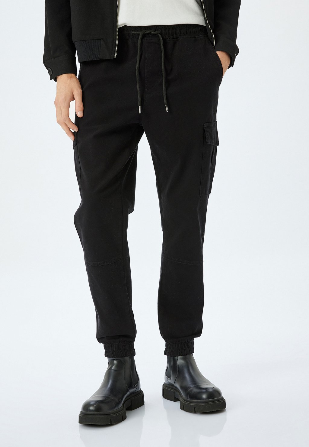 Брюки-карго JOGGER Koton, черный 
Брюки-карго JOGGER Koton, черный