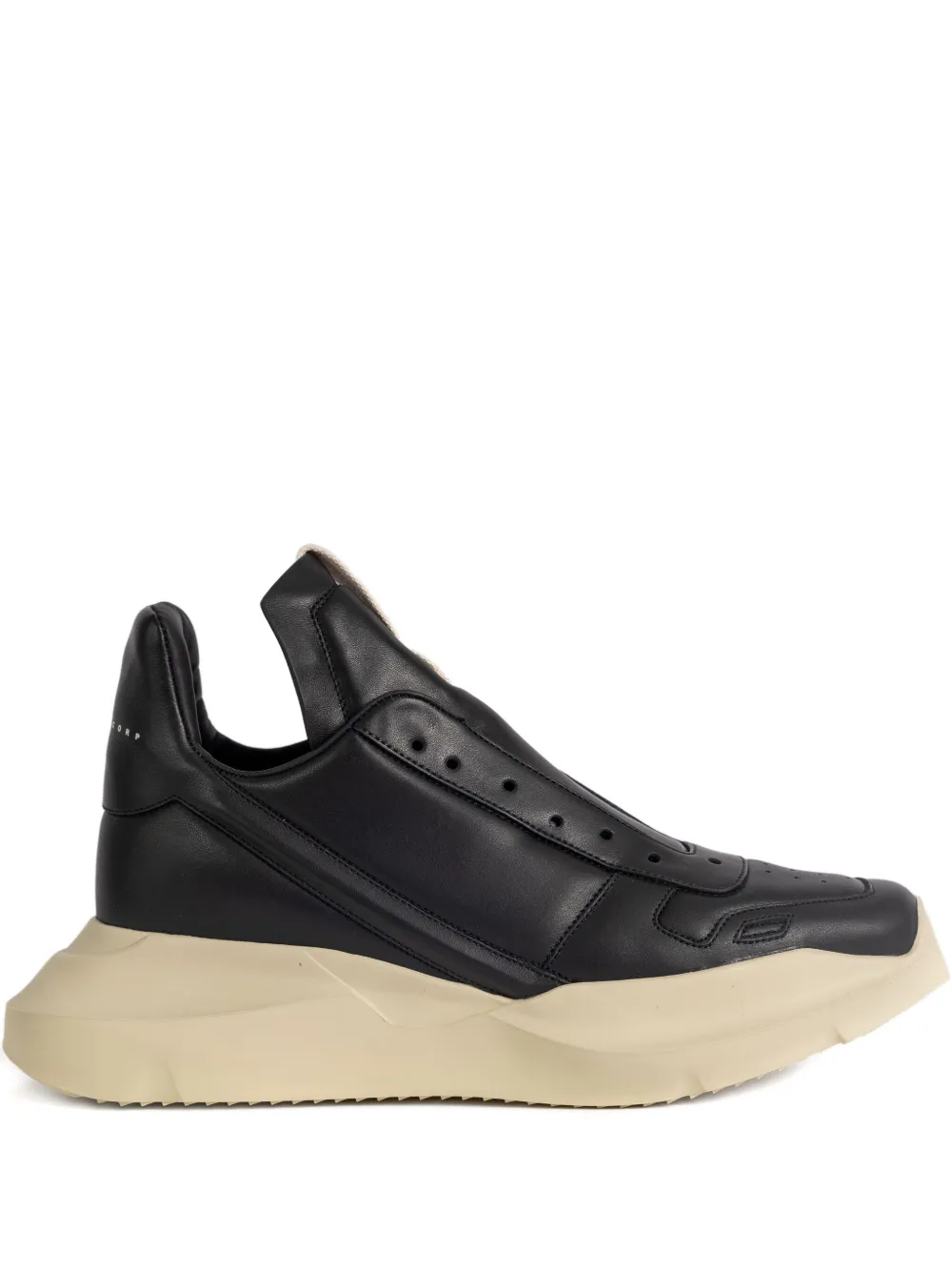 Кожаные кроссовки Geth Runner Rick Owens, черный
Кожаные кроссовки Geth Runner Rick Owens, черный
