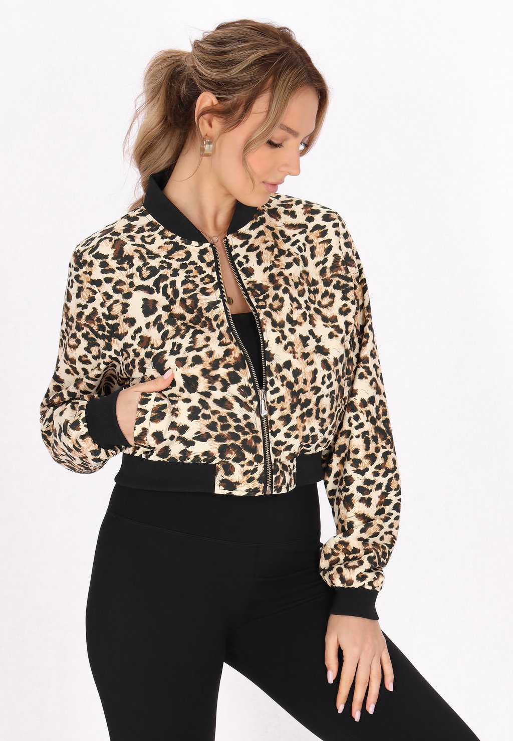 Куртка-бомбер faina, коричневый
Куртка-бомбер faina, коричневый