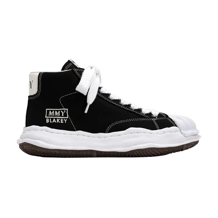 Кроссовки Maison Mihara Yasuhiro Blakey OG Sole Canvas High 'Black White', черный
Кроссовки Maison Mihara Yasuhiro Blakey OG Sole Canvas High 'Black White', черный