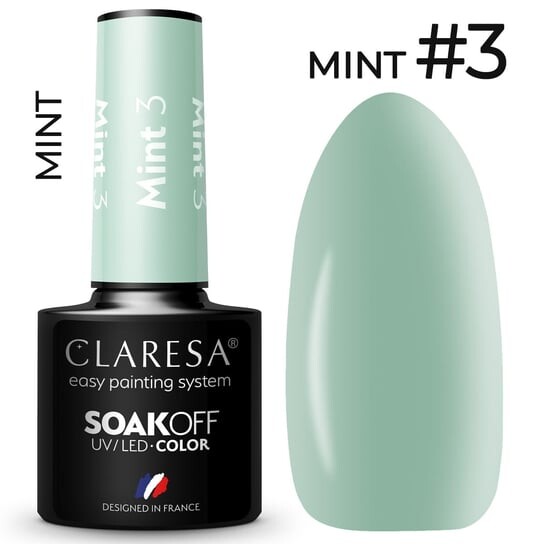 Лак гибридный Claresa мятный 3 цвета 5г
Лак гибридный Claresa мятный 3 цвета 5г