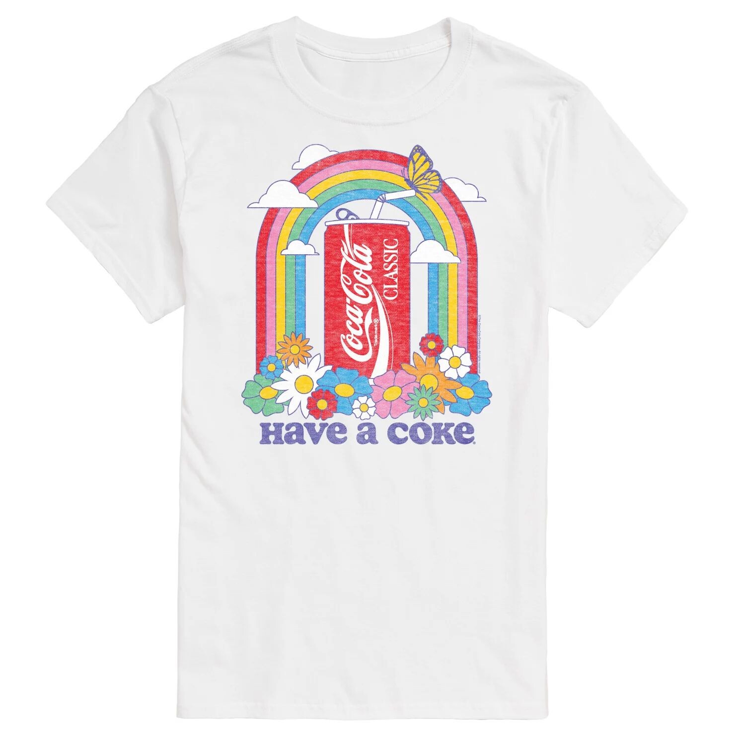 Мужская футболка Coca-Cola Have A Coke с радужным рисунком Licensed Character
Мужская футболка Coca-Cola Have A Coke с радужным рисунком Licensed Character