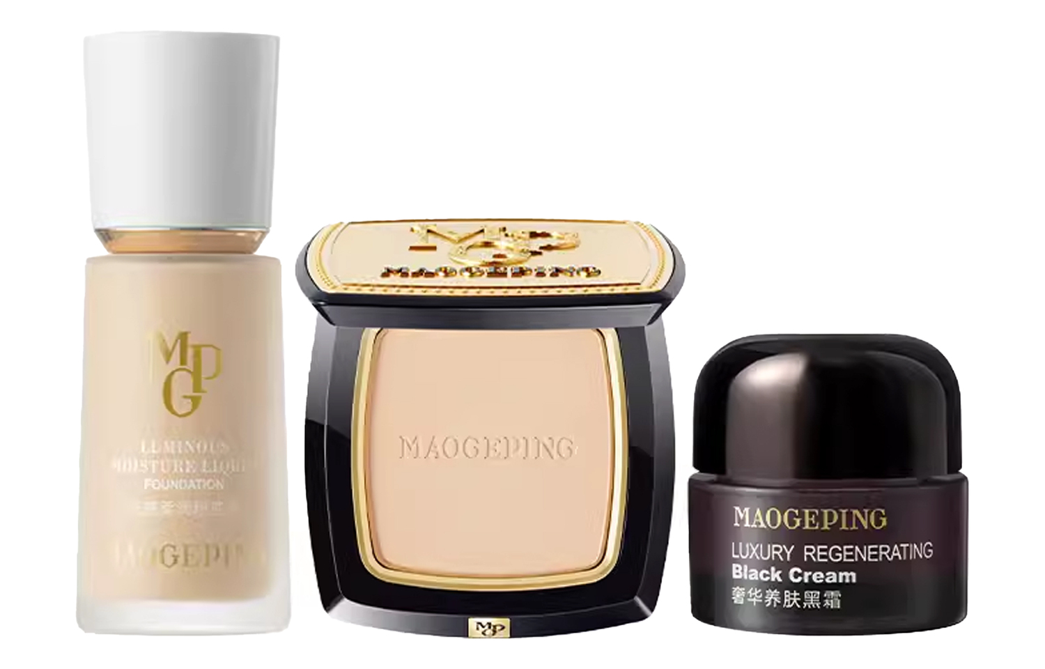 MAOGEPING Водяной крем тональная основа пудра компакт Black Cream набор макияжа стойкий выравнивающий тон кожи 30мл+7г+7г
MAOGEPING Водяной крем тональная основа пудра компакт Black Cream набор макияжа стойкий выравнивающий тон кожи 30мл+7г+7г