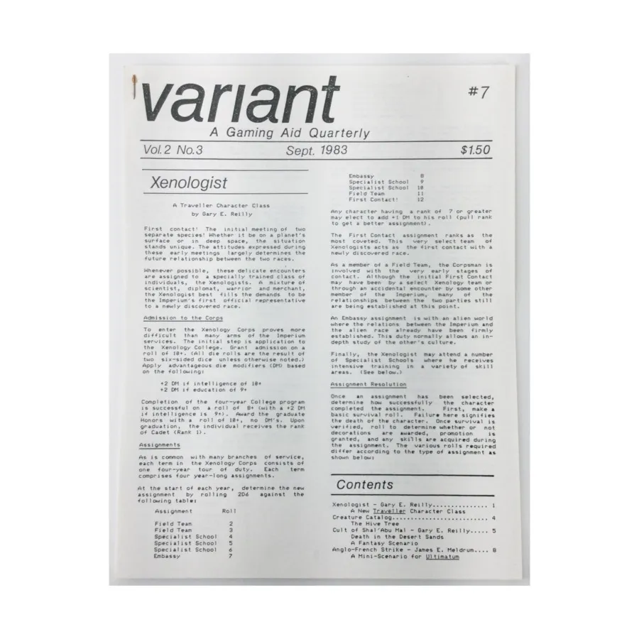 Журнал Vol. 2, #3 "Xenologist Hive Tree, Cult of Shal'Abu Mal", Variant Magazine
Журнал Vol. 2, #3 "Xenologist Hive Tree, Cult of Shal'Abu Mal", Variant Magazine