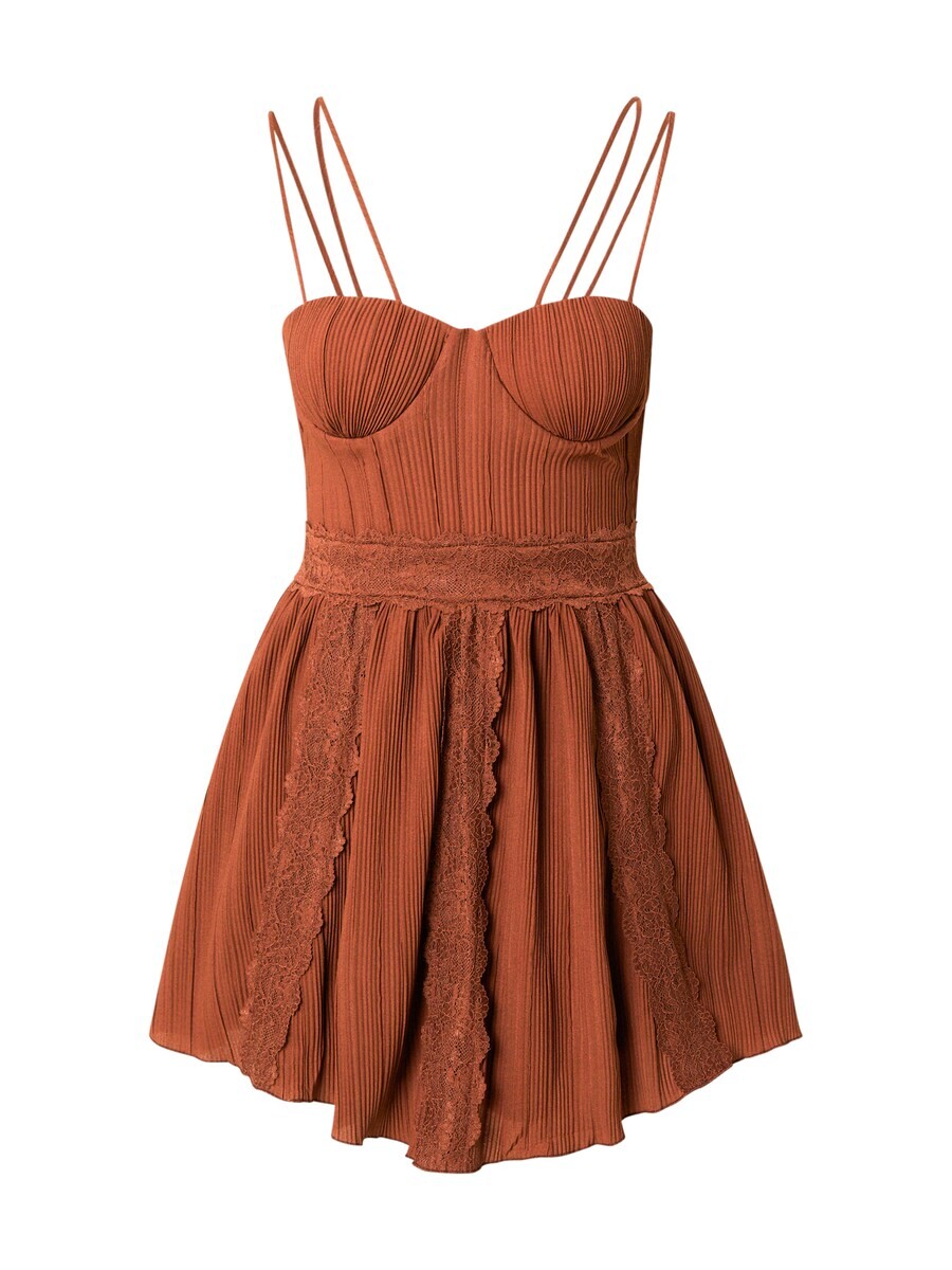 Коктейльное платье ABOUT YOU x Laura Giurcanu Cocktail Dress, коричневый 
Коктейльное платье ABOUT YOU x Laura Giurcanu Cocktail Dress, коричневый