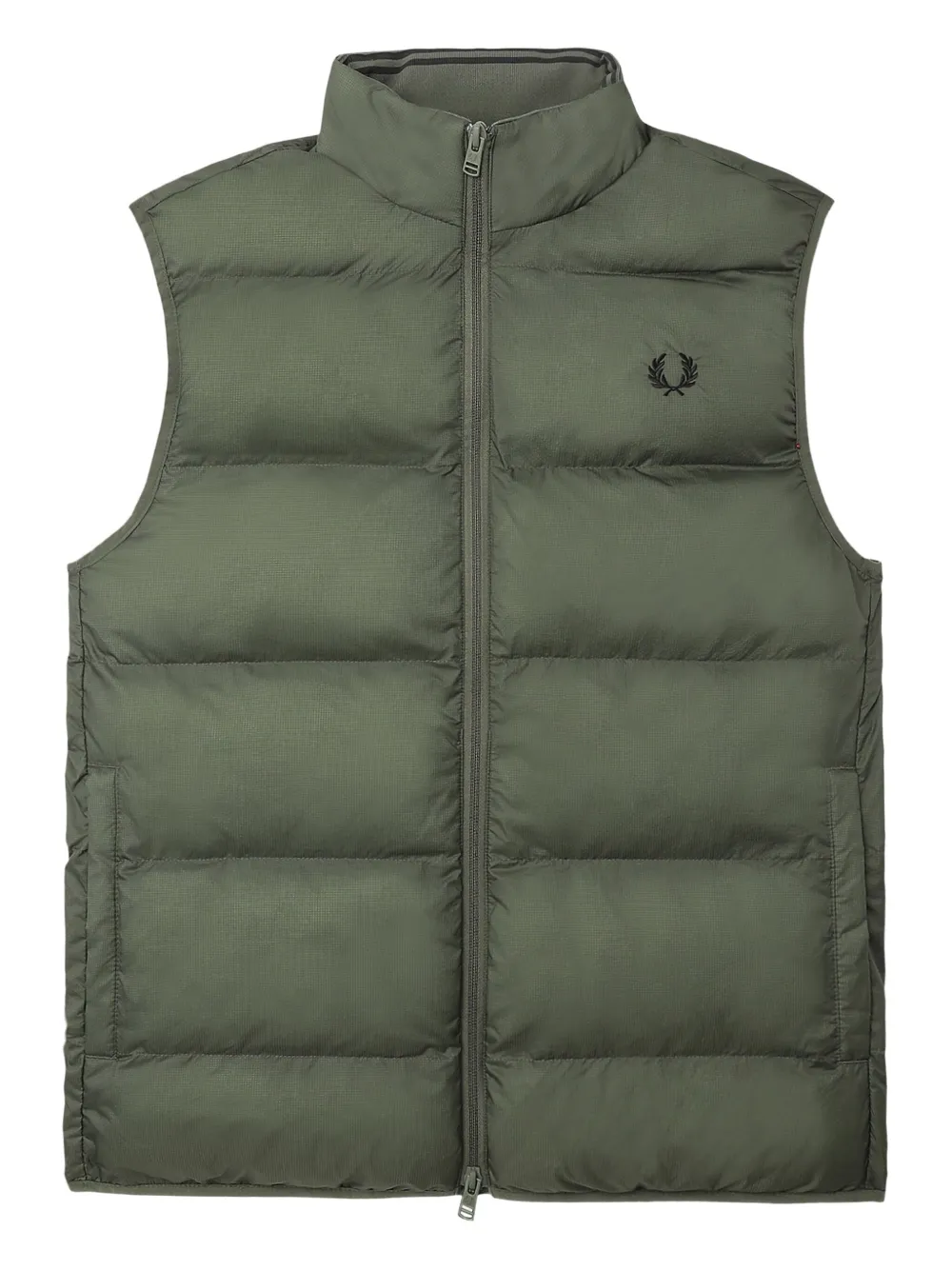 Стеганый жилет-пуховик Fred Perry, зеленый
Стеганый жилет-пуховик Fred Perry, зеленый