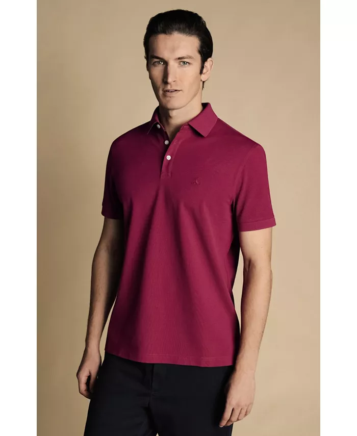 Мужская однотонная короткорукавная хлопковая пике-поло Tyrwhitt Charles Tyrwhitt, розовый
Мужская однотонная короткорукавная хлопковая пике-поло Tyrwhitt Charles Tyrwhitt, розовый