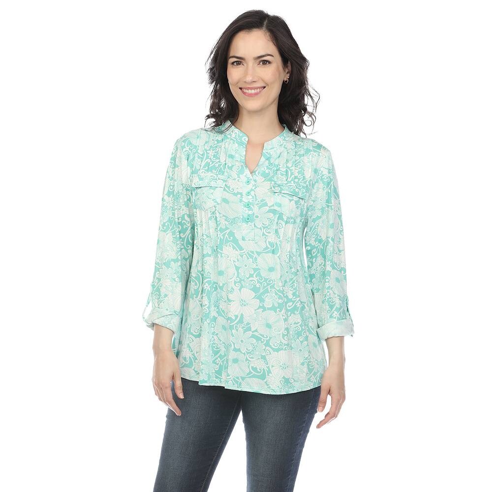 Плиссированная блузка с длинными рукавами и цветочным принтом WM Fashion, цвет Mint
Плиссированная блузка с длинными рукавами и цветочным принтом WM Fashion, цвет Mint