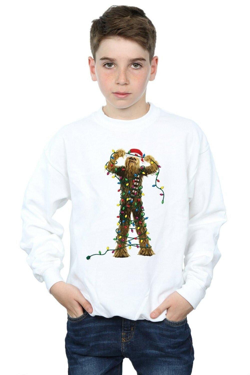 Толстовка Chewbacca с рождественскими огнями Star Wars, белый
Толстовка Chewbacca с рождественскими огнями Star Wars, белый