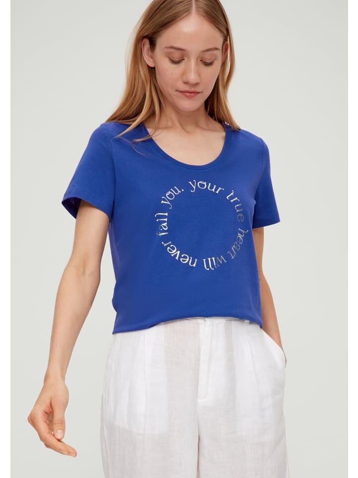 Футболка s.Oliver, синий 
Футболка s.Oliver, синий