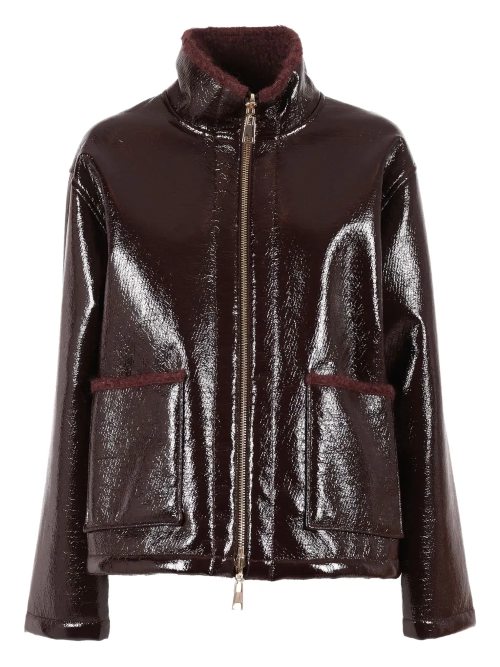 Куртка с высоким воротом и застежкой-молнией спереди Lorena Antoniazzi, красный
Куртка с высоким воротом и застежкой-молнией спереди Lorena Antoniazzi, красный