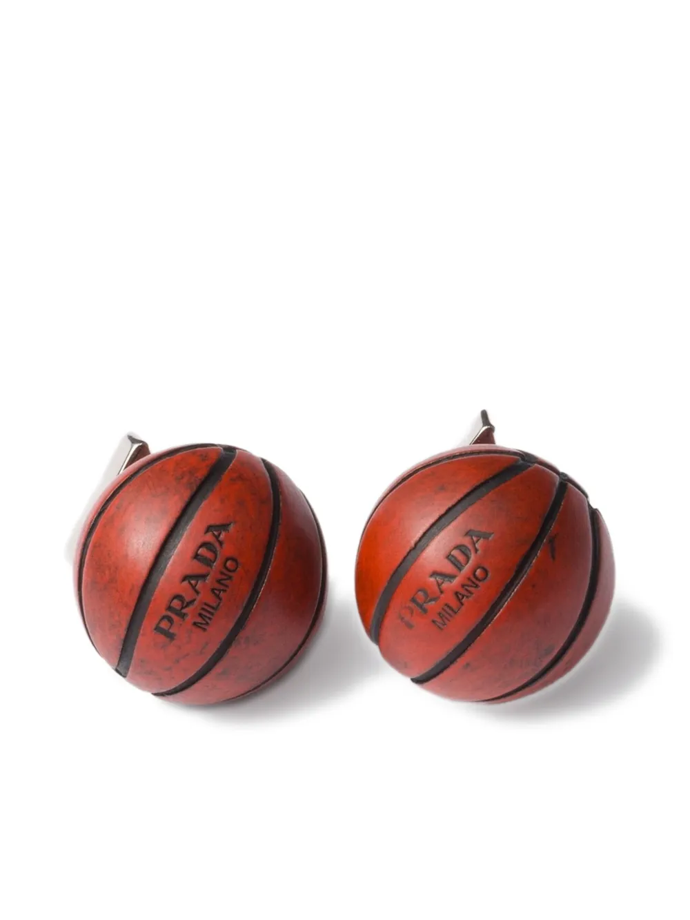 Баскетбольные серьги Prada, коричневый
Баскетбольные серьги Prada, коричневый
