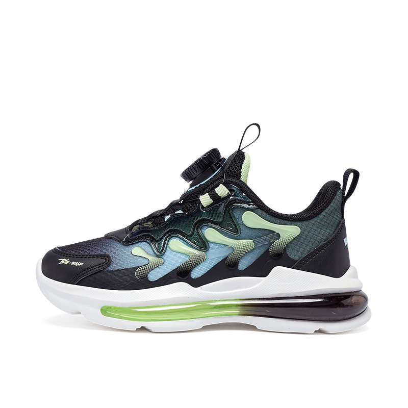 Кроссовки для бега для детей, увеличивающие рост, с противоскользящей амортизацией и износостойкостью BIG WASP, черный/зеленый
Кроссовки для бега для детей, увеличивающие рост, с противоскользящей амортизацией и износостойкостью BIG WASP, черный/зеленый