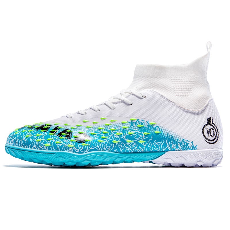 Футбольные бутсы для детей и подростков с противоскользящим покрытием, износостойкие, легкие, амортизирующие, с высоким верхом QIUTEXIONG, черный/зеленый
Футбольные бутсы для детей и подростков с противоскользящим покрытием, износостойкие, легкие, амортизирующие, с высоким верхом QIUTEXIONG, черный/зеленый