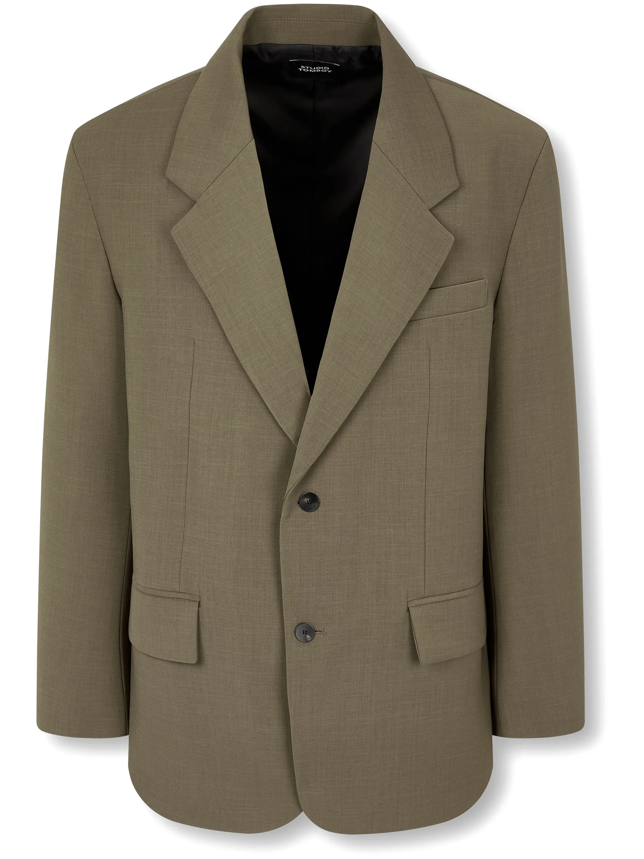 Пиджак оверсайз Studio Tomboy, нейтральный
Пиджак оверсайз Studio Tomboy, нейтральный