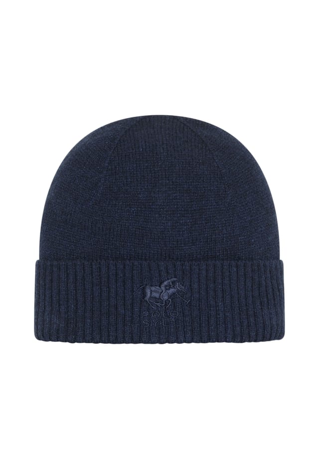 Вязаная шапка с вышитым символом на этикетке Polo Sylt, цвет 19-4010m total eclipse melange
Вязаная шапка с вышитым символом на этикетке Polo Sylt, цвет 19-4010m total eclipse melange