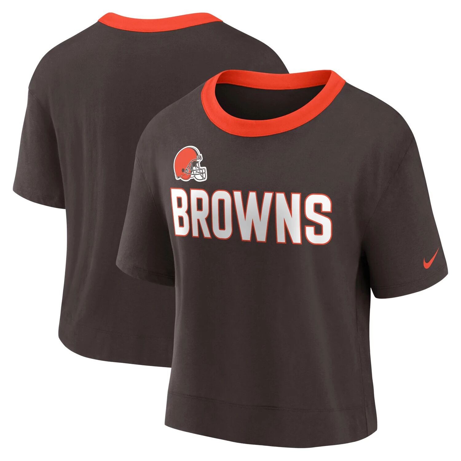 Женский модный укороченный топ с высокими бедрами Nike Brown Cleveland Browns Nike
Женский модный укороченный топ с высокими бедрами Nike Brown Cleveland Browns Nike