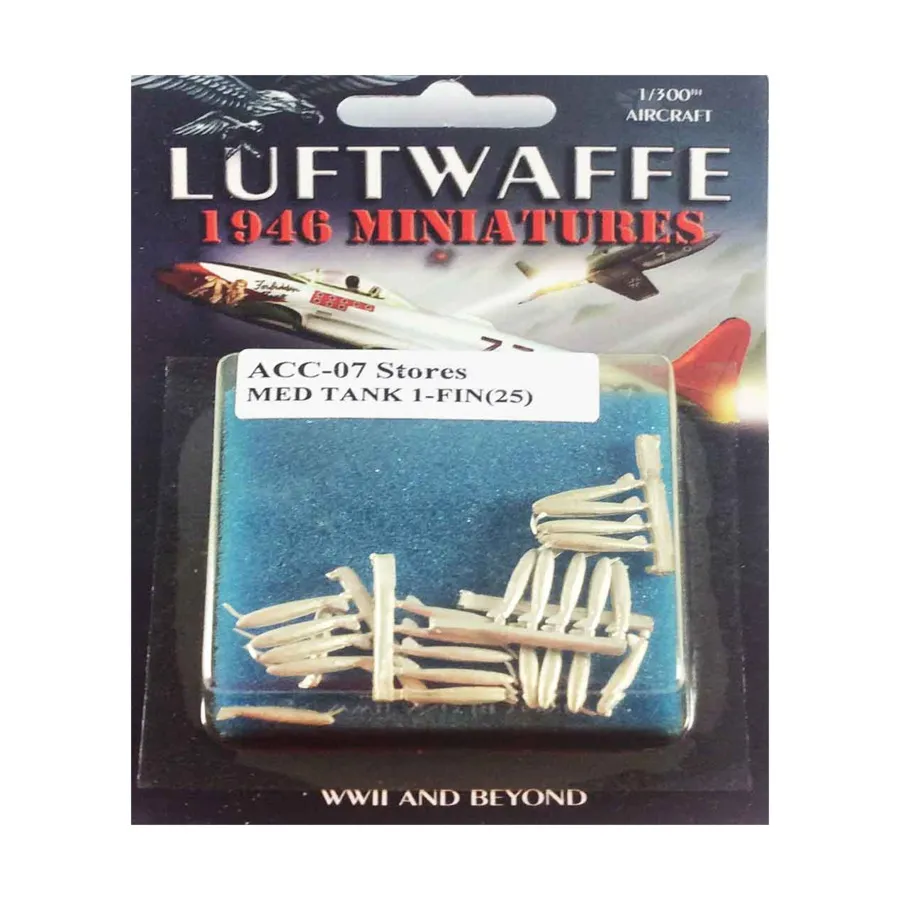 Средний танк — 1 плавник, Luftwaffe 1946 Miniatures - Accessories (1:300)
Средний танк — 1 плавник, Luftwaffe 1946 Miniatures - Accessories (1:300)