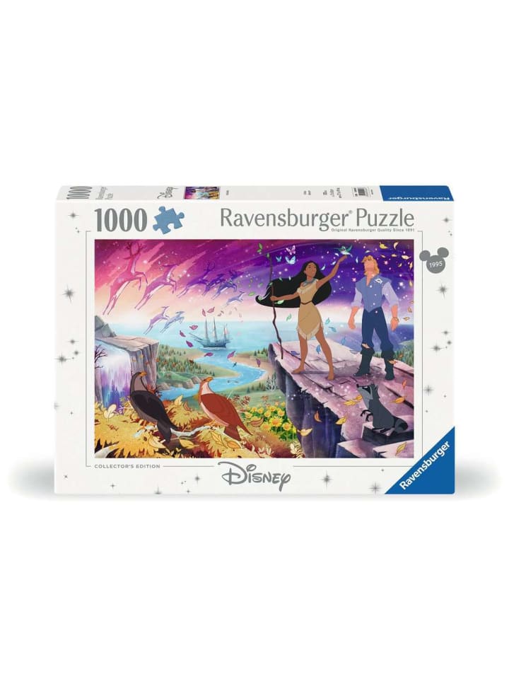 Цветной пазл Ravensburger «Покахонтас» из 1000 деталей
Цветной пазл Ravensburger «Покахонтас» из 1000 деталей