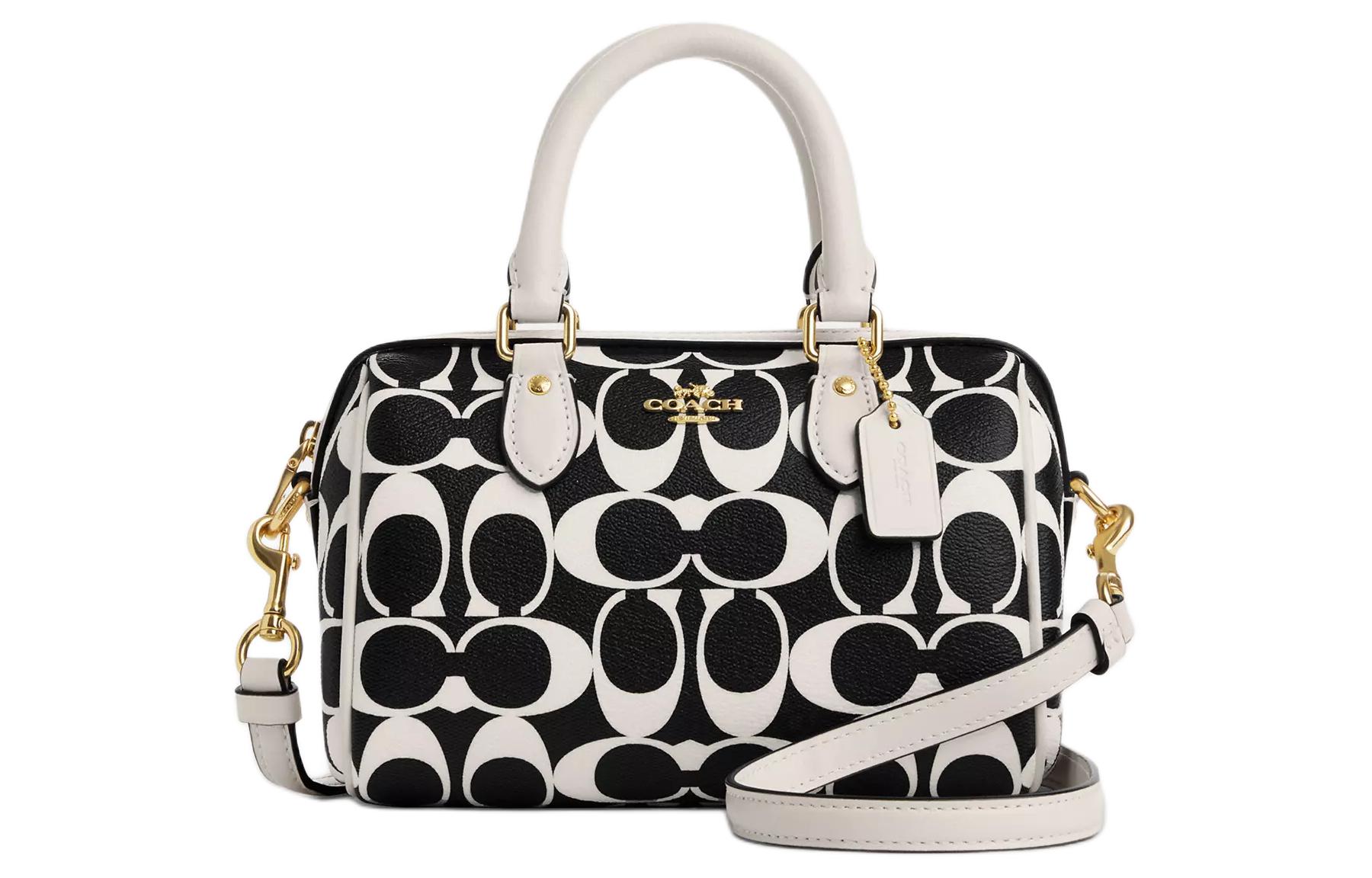 Сумка Rowan Canvas With Leather через плечо мини женская золотая черная разноцветная COACH
Сумка Rowan Canvas With Leather через плечо мини женская золотая черная разноцветная COACH