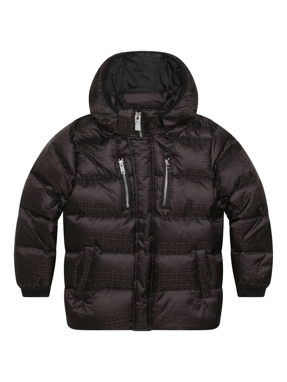 Пуховик с логотипом Givenchy Kids, черный
Пуховик с логотипом Givenchy Kids, черный